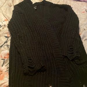 Black cardigan